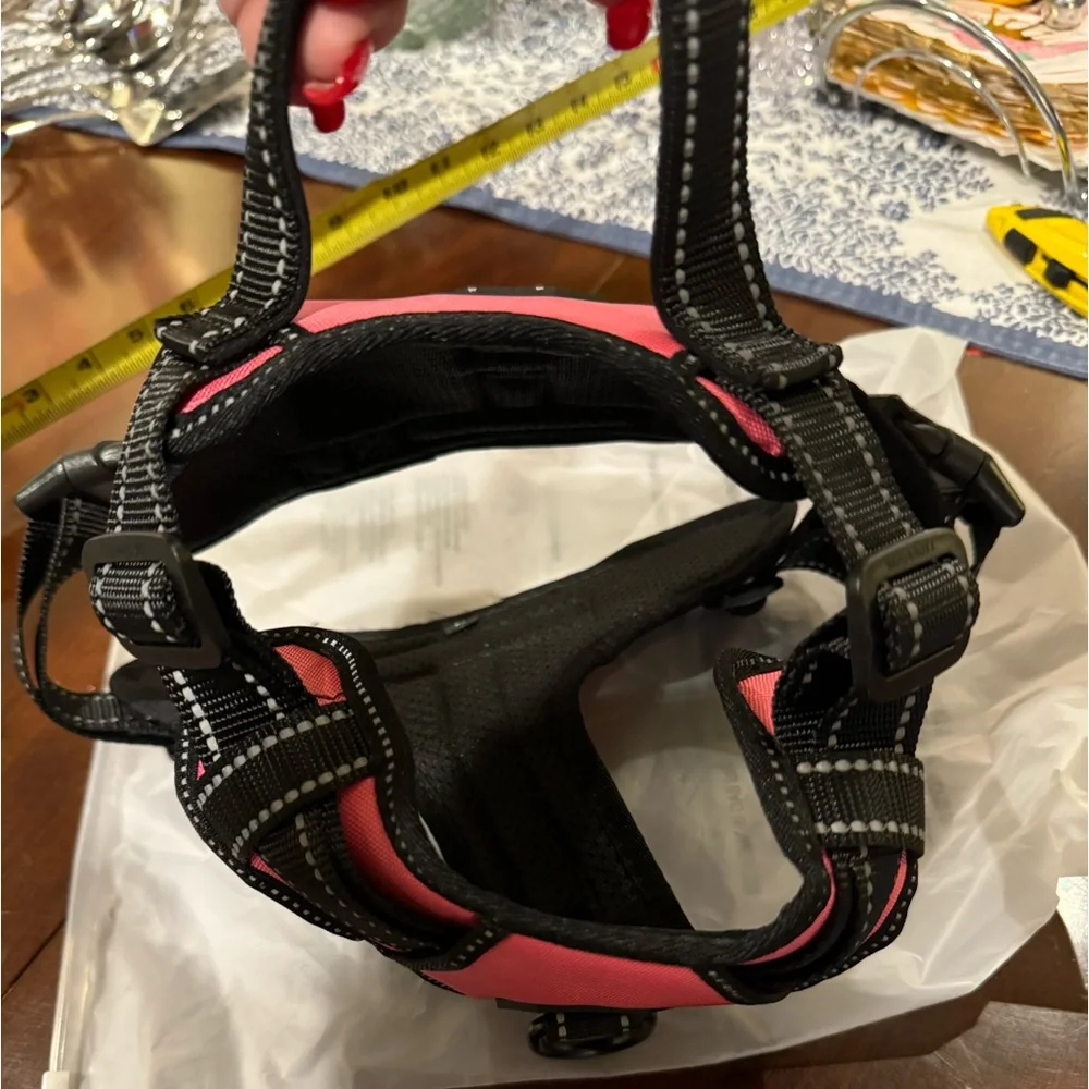 NWT MASBRILL Padded Adjustable Reflective Dog Harness In Sz L
